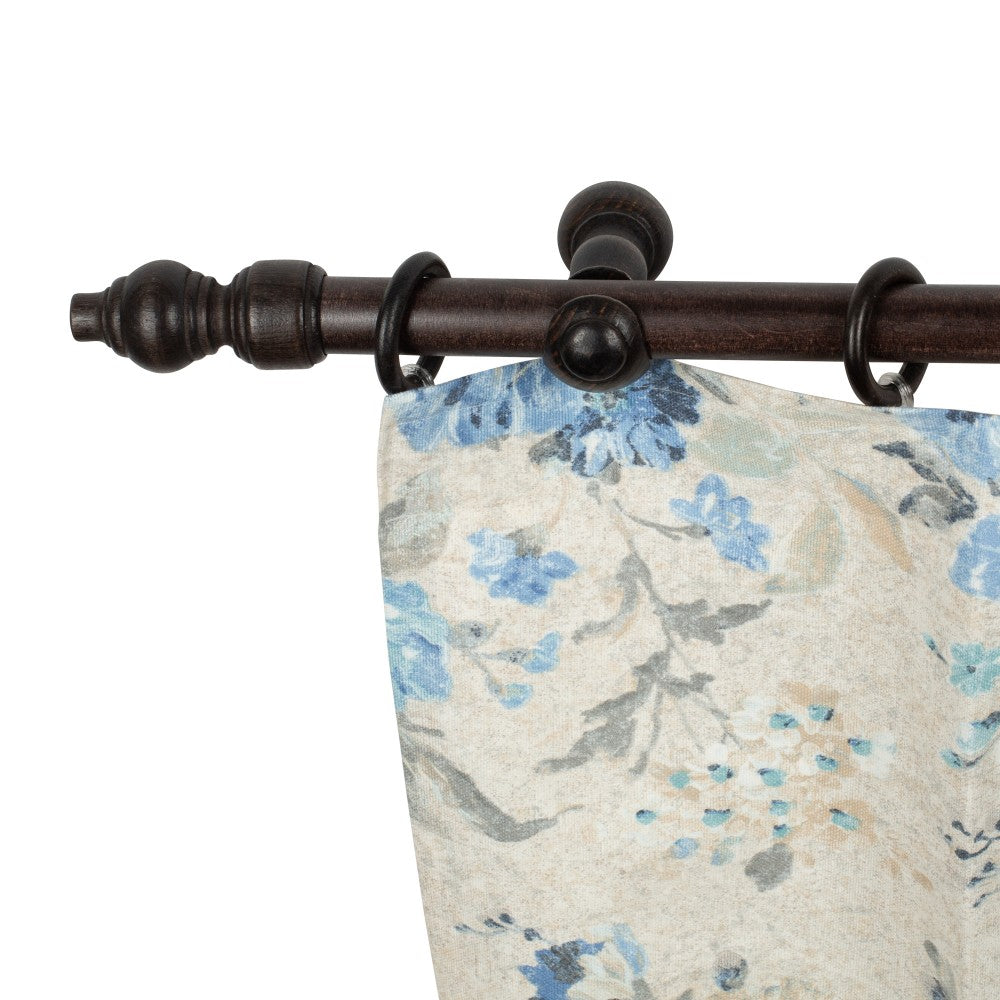 Galerie simpla lemn masiv Filigrano, consola clasica, nuanta wenge, 400 cm - KIT COMPLET