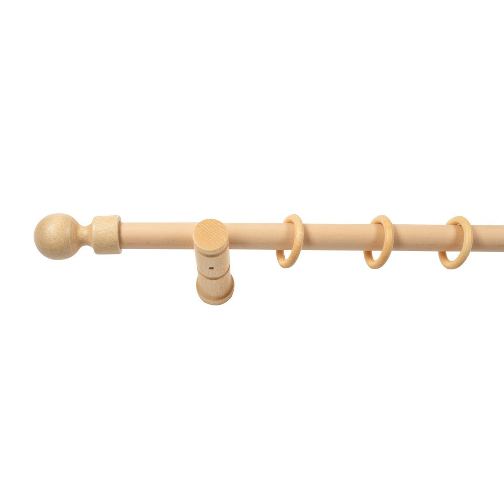 Galerie simpla lemn masiv Giro, consola moderna, nuanta natur, 320 cm - KIT COMPLET