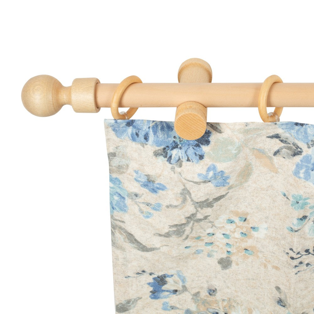 Galerie simpla lemn masiv Giro, consola moderna, nuanta natur, 400 cm - KIT COMPLET