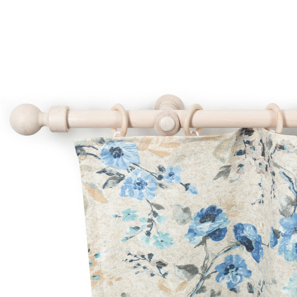 Galerie simpla lemn masiv Giro, consola clasica, nuanta alb-antic, 220 cm - KIT COMPLET