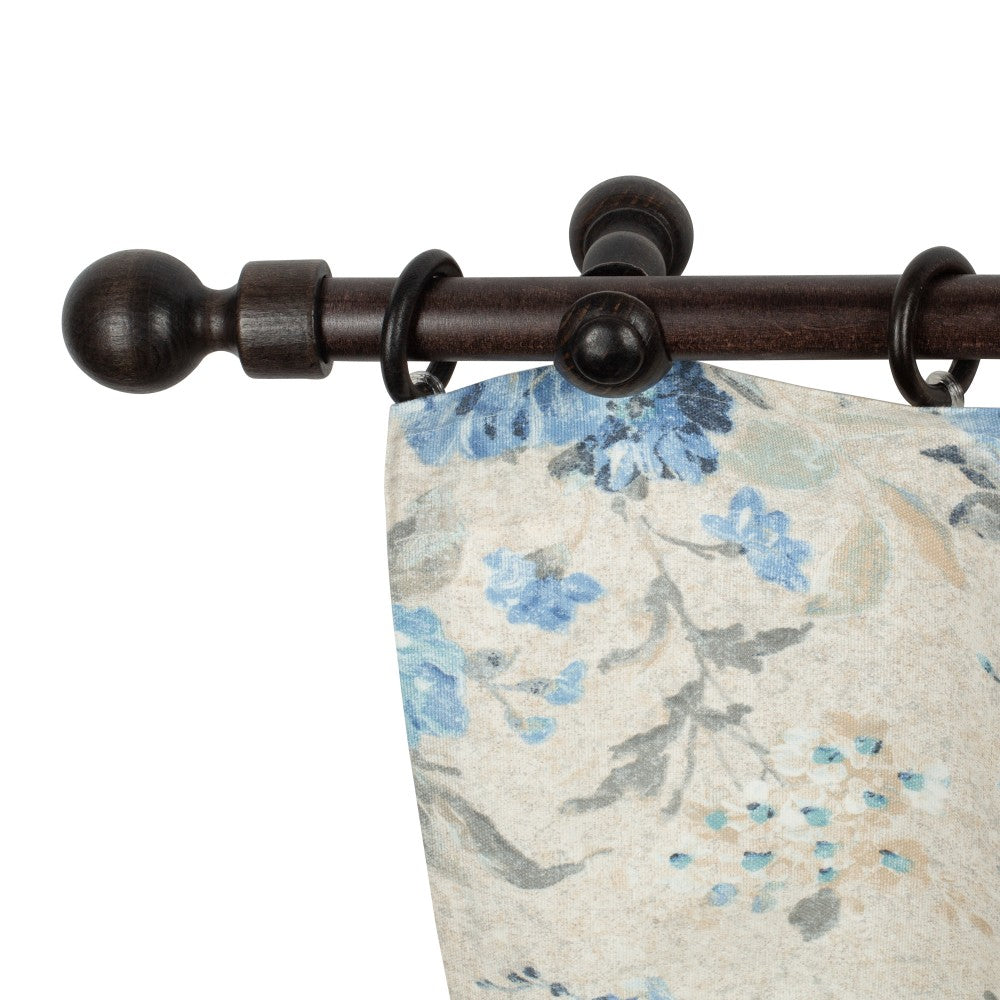 Galerie simpla lemn masiv Giro, consola clasica, nuanta wenge, 140 cm - KIT COMPLET