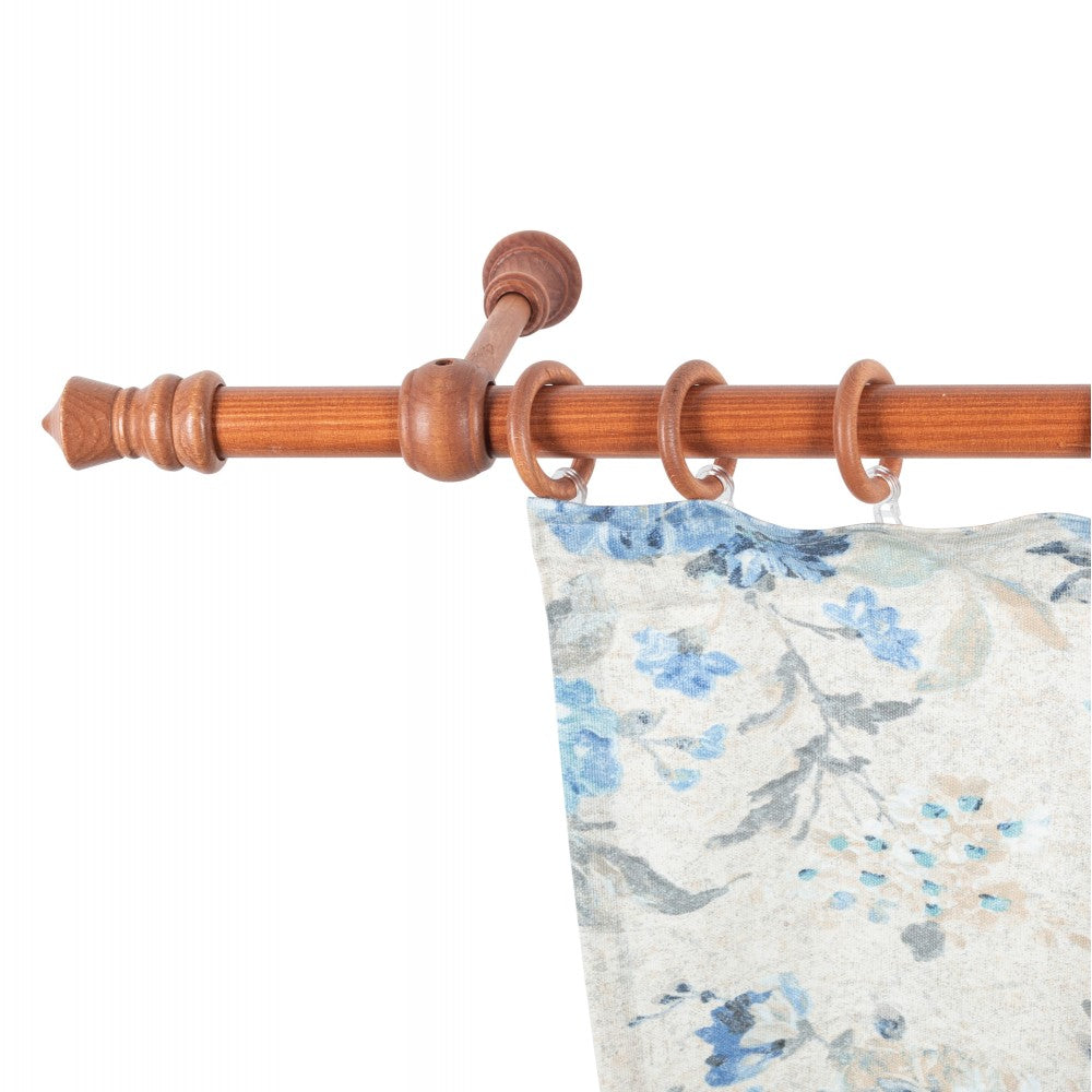 Galerie simpla lemn masiv King, consola standard, nuanta cires, 180 cm - KIT COMPLET