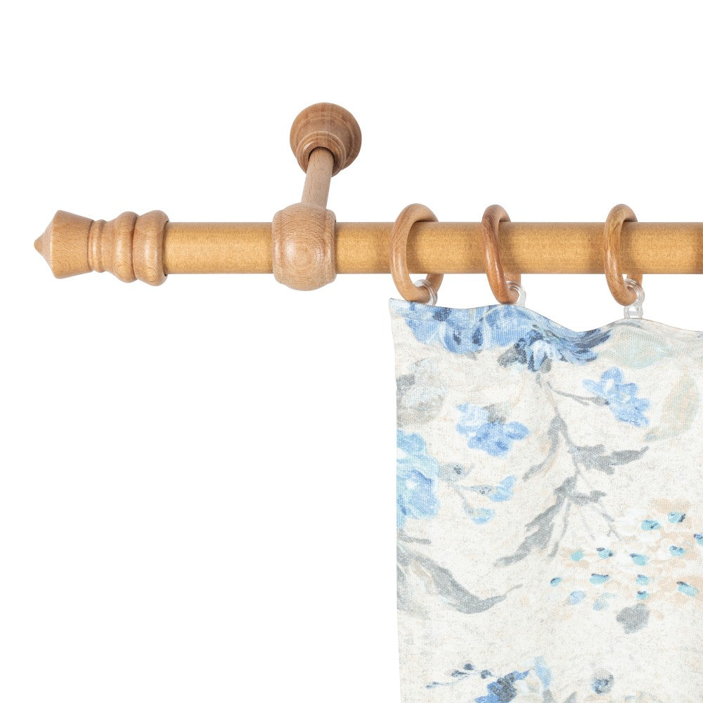 Galerie simpla lemn masiv King, consola standard, nuanta stejar, 300 cm - KIT COMPLET