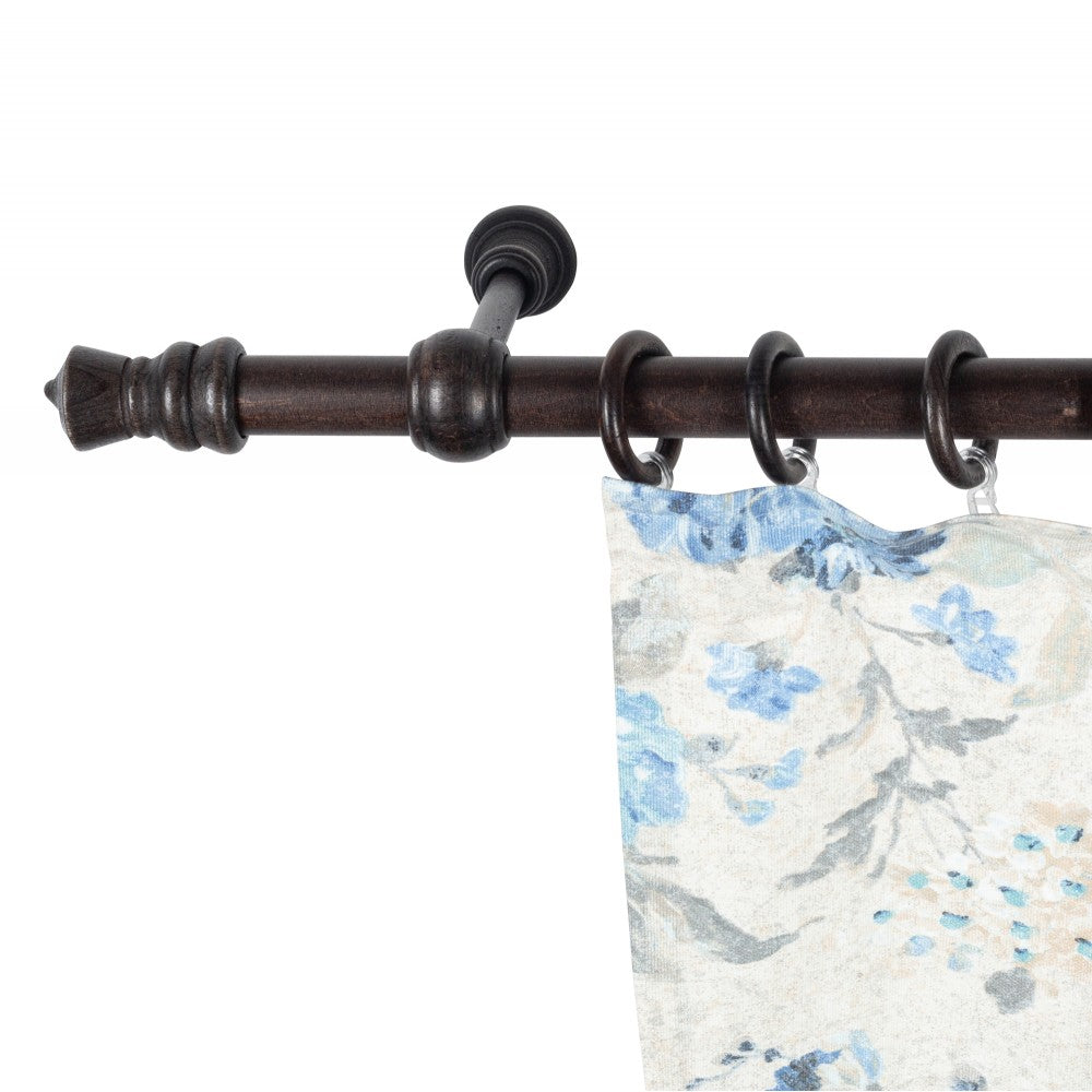 Galerie simpla lemn masiv King, consola standard, nuanta wenge, 120 cm - KIT COMPLET
