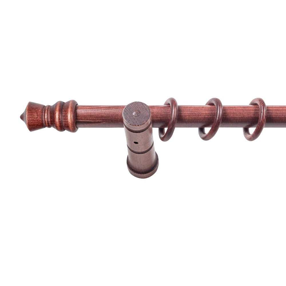 Galerie simpla lemn masiv King, consola moderna, nuanta mahon, 140 cm - KIT COMPLET