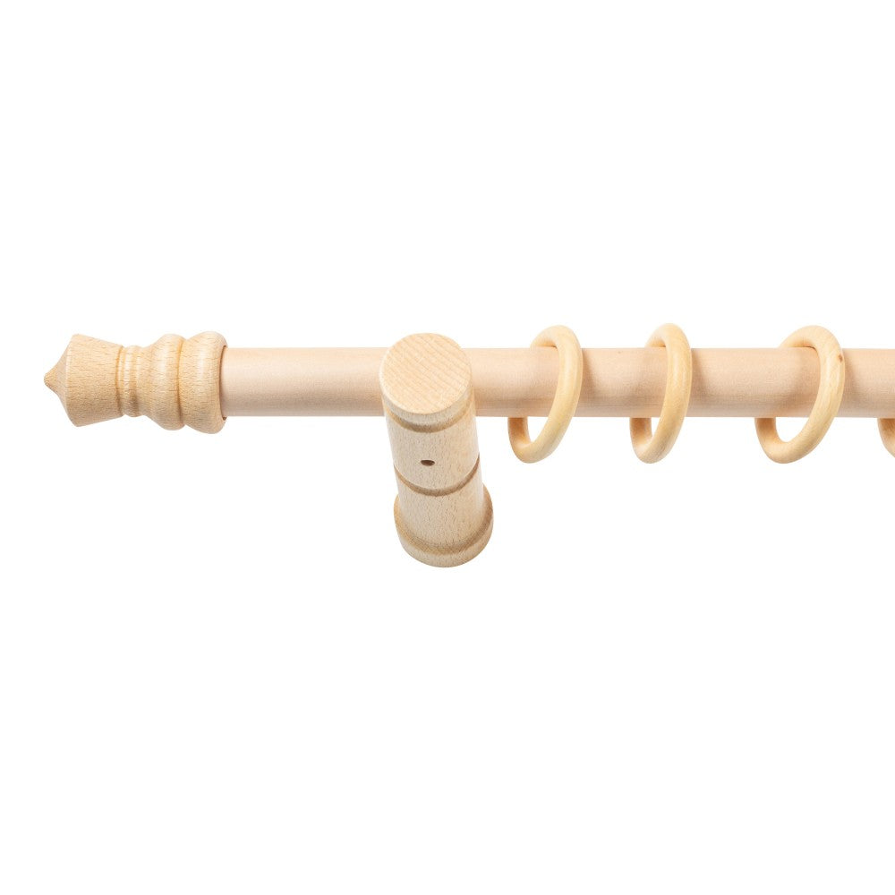 Galerie simpla lemn masiv King, consola moderna, nuanta natur, 400 cm - KIT COMPLET