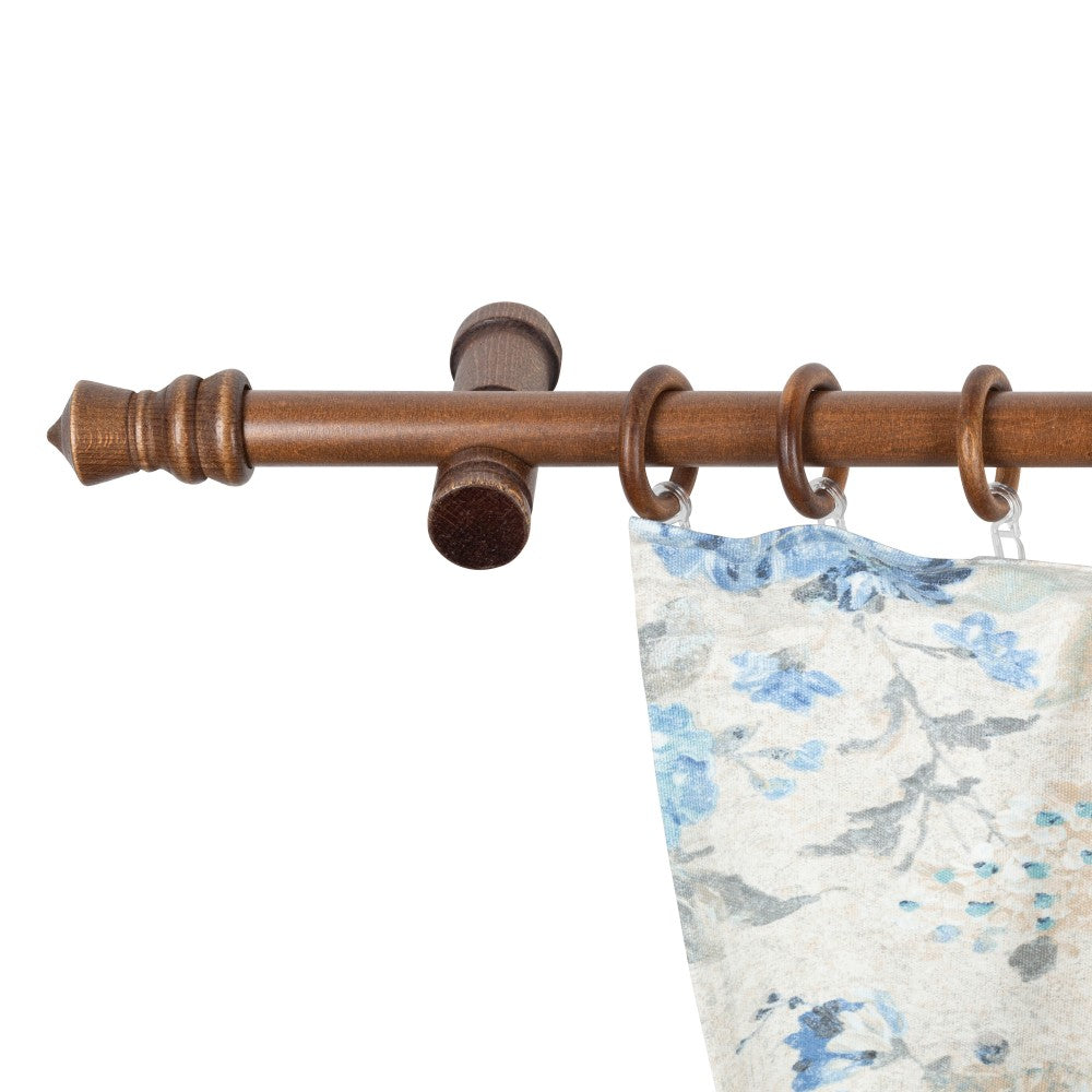 Galerie simpla lemn masiv King, consola moderna, nuanta nuc, 280 cm - KIT COMPLET