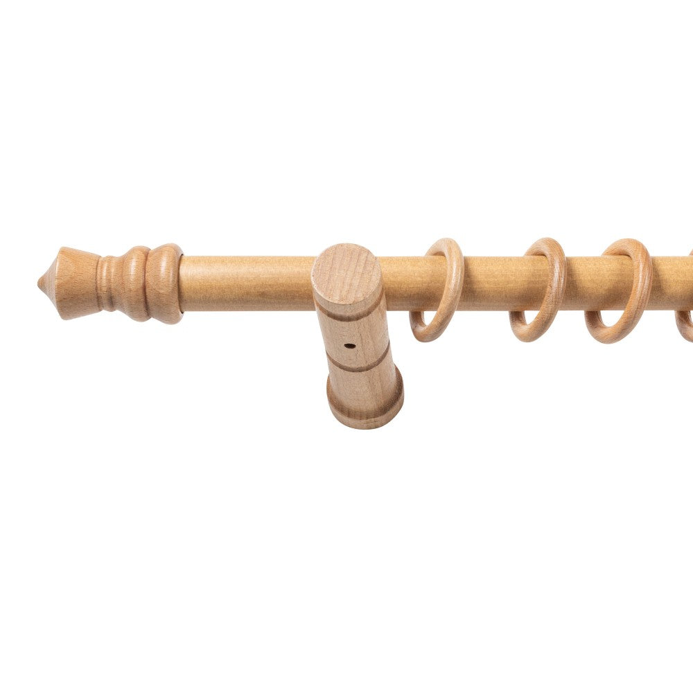 Galerie simpla lemn masiv King, consola moderna, nuanta stejar, 220 cm - KIT COMPLET