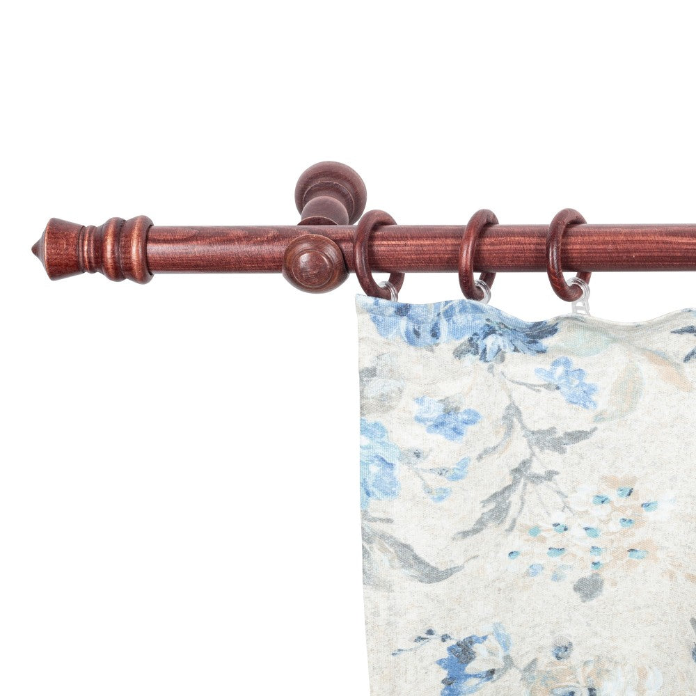 Galerie simpla lemn masiv King, consola clasica, nuanta mahon, 220 cm - KIT COMPLET