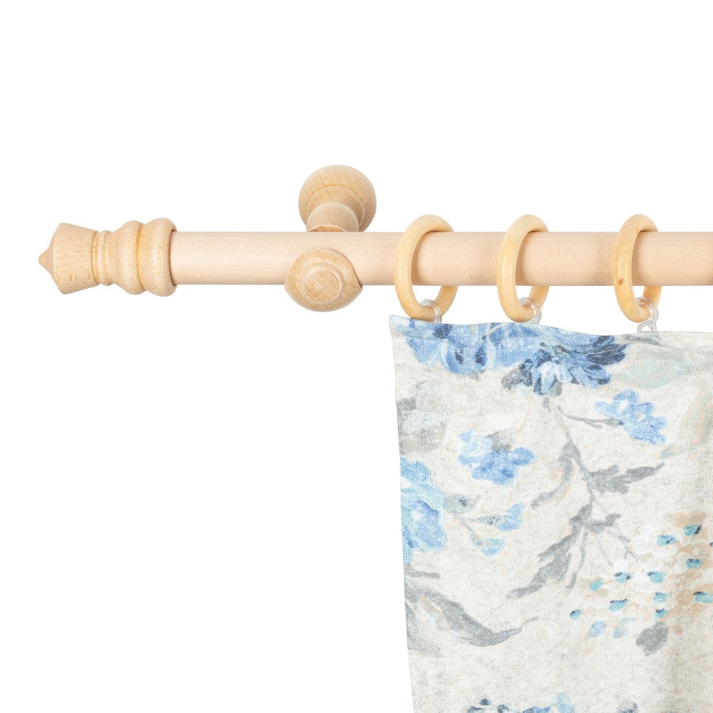 Galerie simpla lemn masiv King, consola clasica, nuanta natur, 160 cm - KIT COMPLET