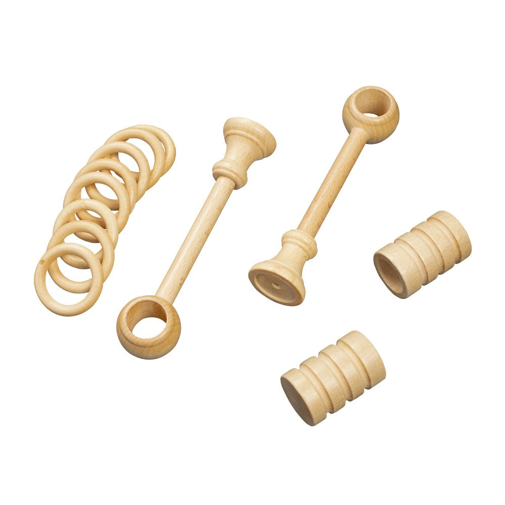 Galerie simpla lemn masiv Pisa, consola standard, nuanta natur, 160 cm - KIT COMPLET