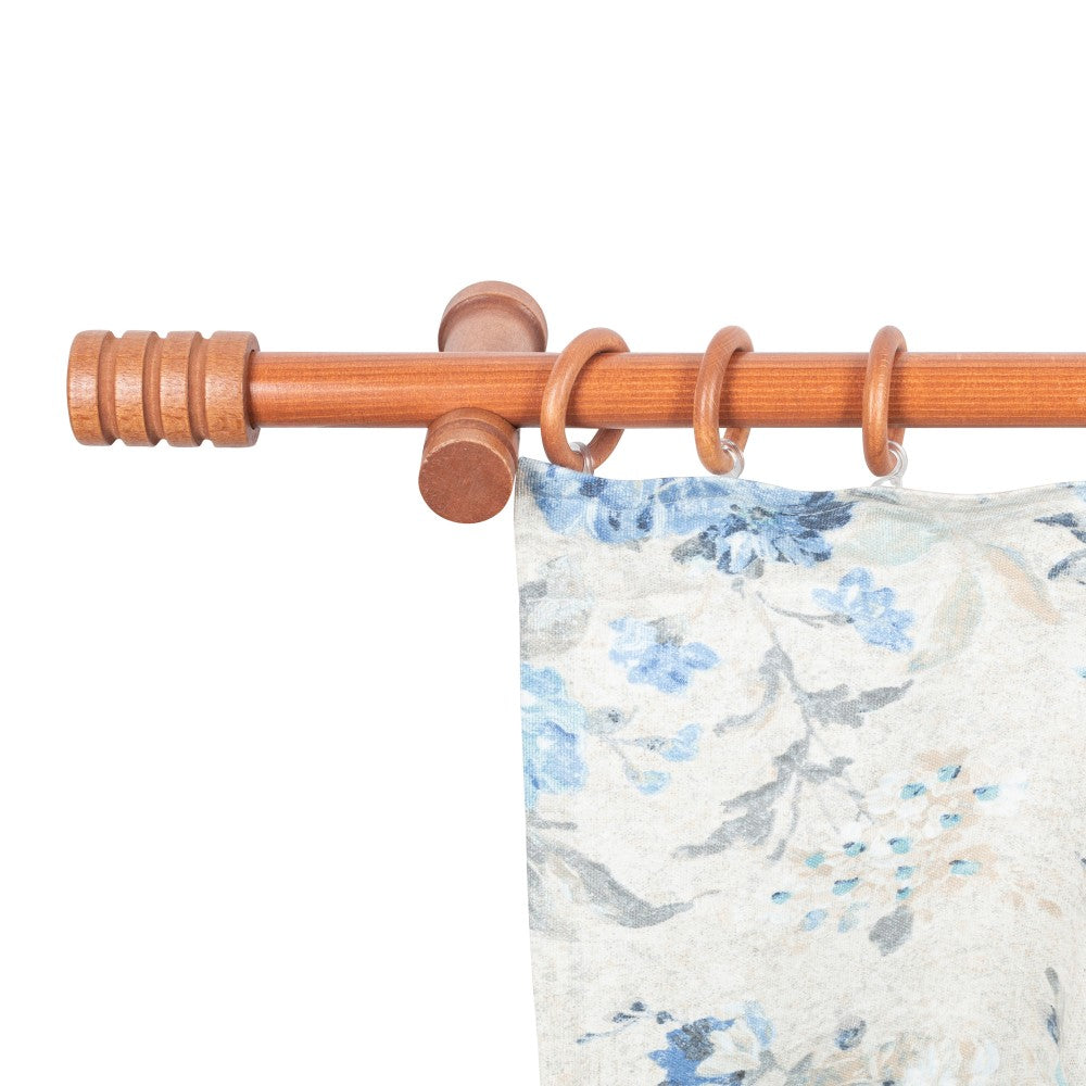 Galerie simpla lemn masiv Pisa, consola moderna, nuanta cires, 300 cm - KIT COMPLET