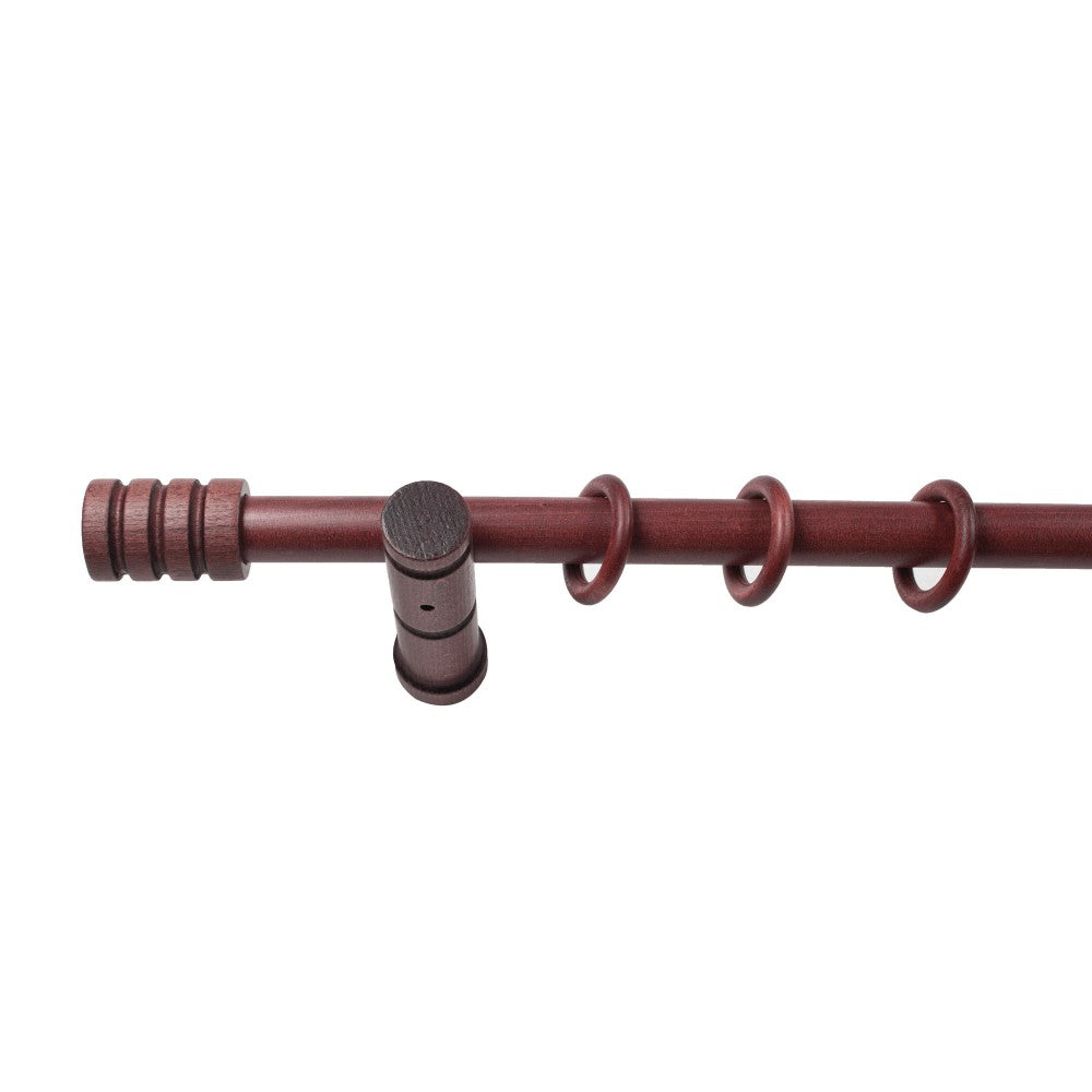 Galerie simpla lemn masiv Pisa, consola moderna, nuanta mahon, 240 cm - KIT COMPLET