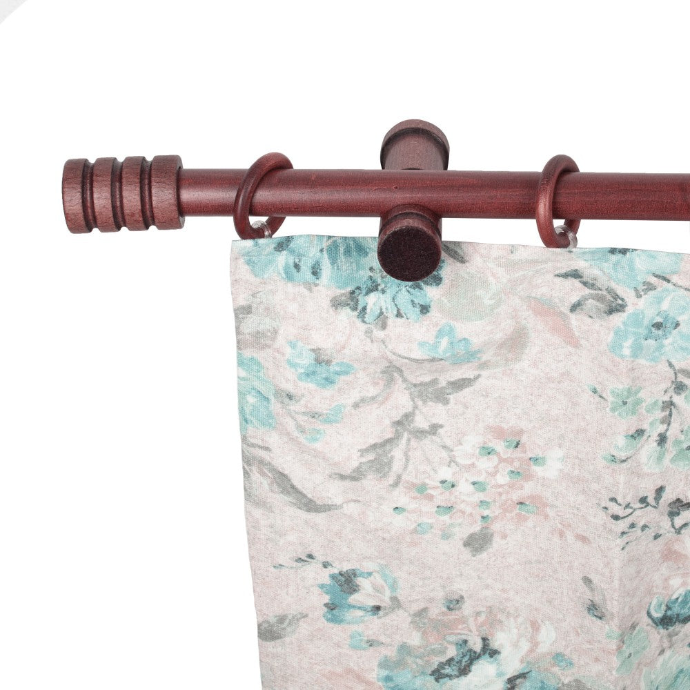 Galerie simpla lemn masiv Pisa, consola moderna, nuanta mahon, 140 cm - KIT COMPLET