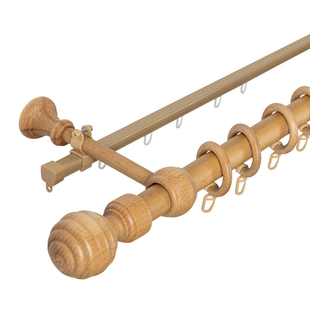 Galerie simpla lemn masiv Regal, nuanta stejar, 140 cm - SINA U INCLUSA