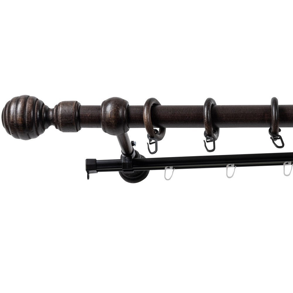 Galerie simpla lemn masiv Regal, nuanta wenge, 240 cm - SINA U INCLUSA