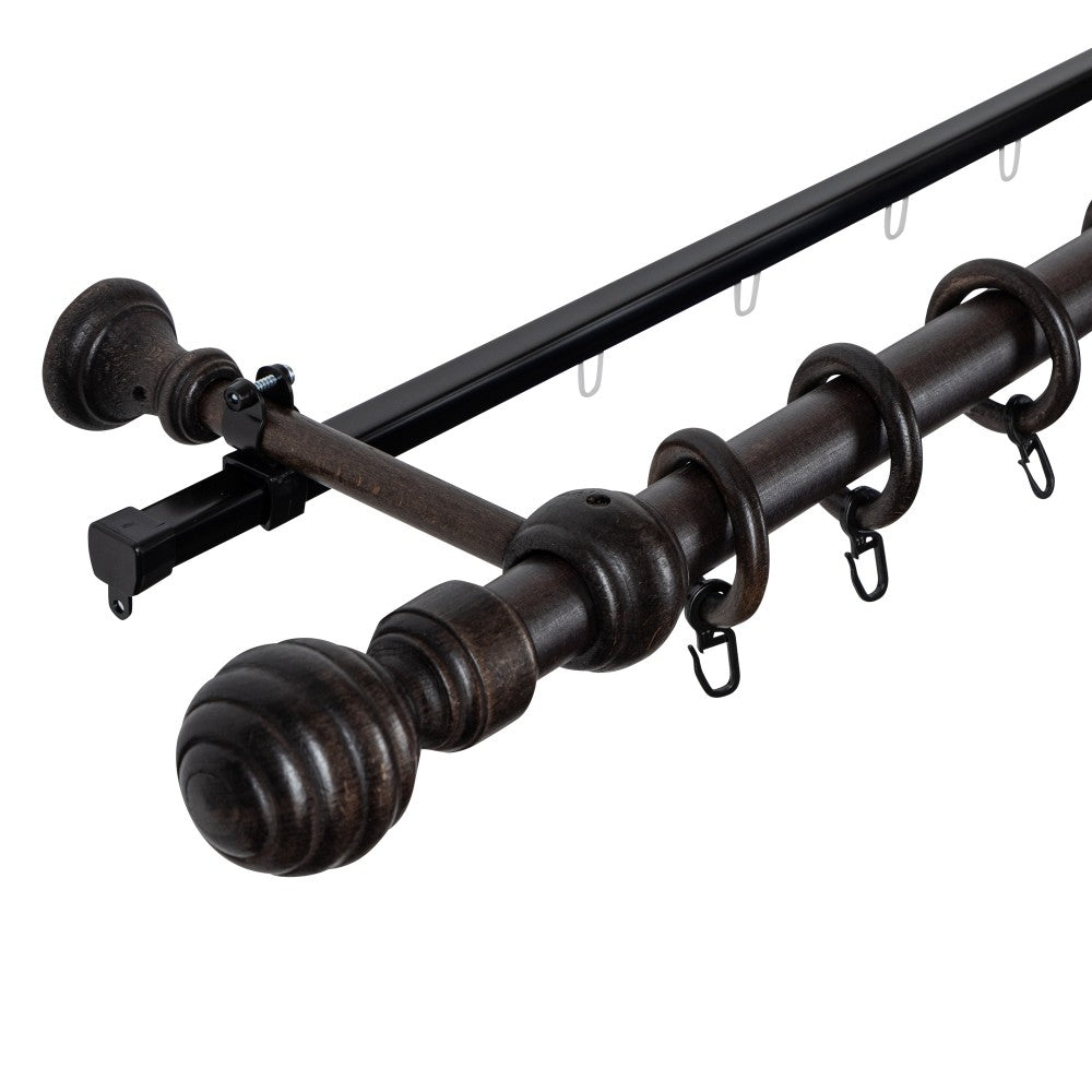 Galerie simpla lemn masiv Regal, nuanta wenge, 280 cm - SINA U INCLUSA