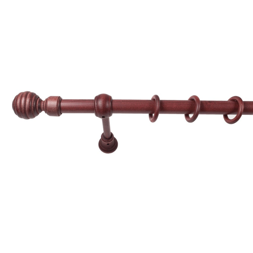Galerie simpla lemn masiv Regal, consola standard, nuanta mahon, 200 cm - KIT COMPLET