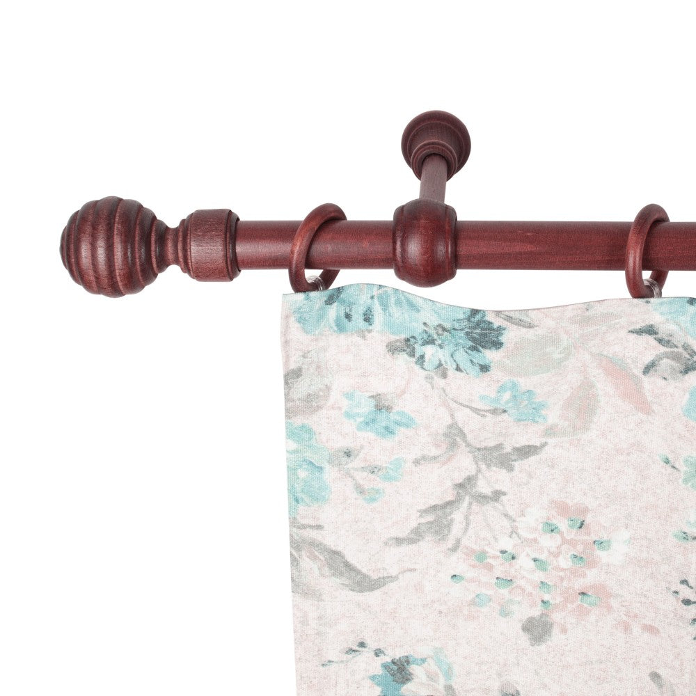 Galerie simpla lemn masiv Regal, consola standard, nuanta mahon, 240 cm - KIT COMPLET