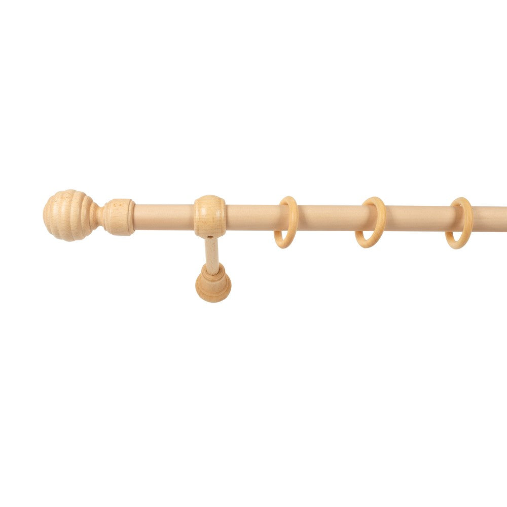 Galerie simpla lemn masiv Regal, consola standard, nuanta natur, 240 cm - KIT COMPLET