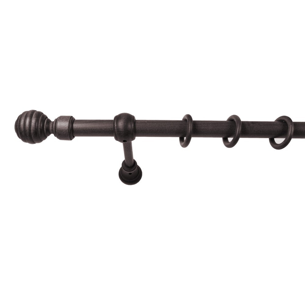 Galerie simpla lemn masiv Regal, consola standard, nuanta wenge, 140 cm - KIT COMPLET
