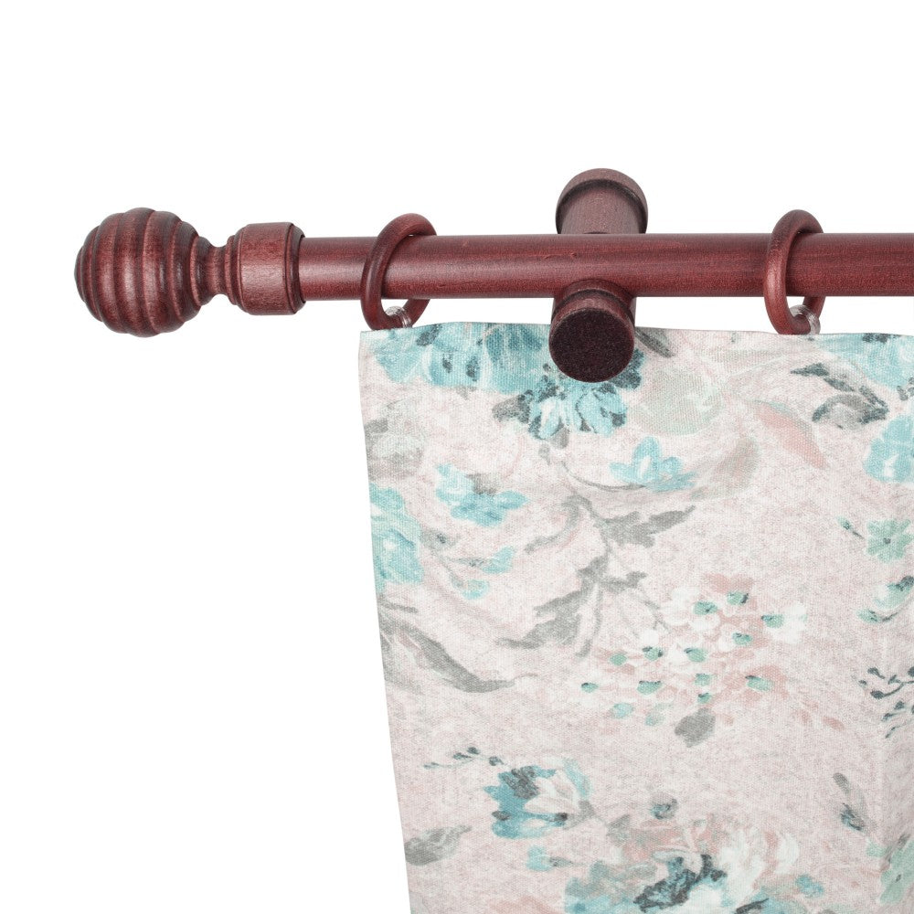 Galerie simpla lemn masiv Regal, consola moderna, nuanta mahon, 280 cm - KIT COMPLET