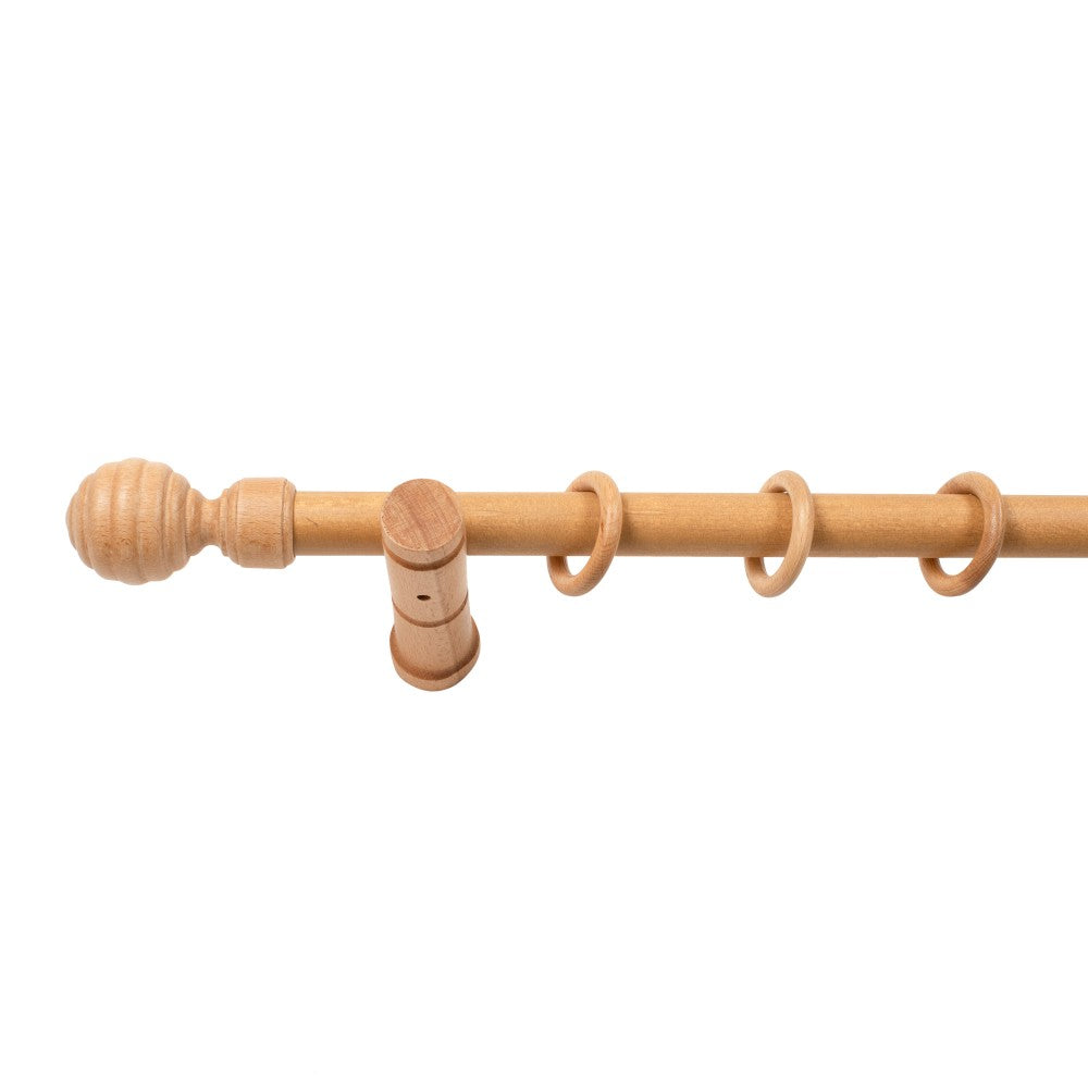 Galerie simpla lemn masiv Regal, consola moderna, nuanta stejar, 240 cm - KIT COMPLET