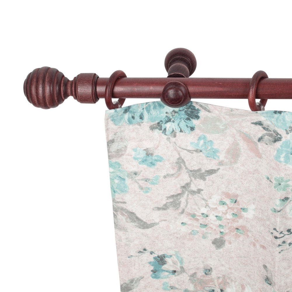 Galerie simpla lemn masiv Regal, consola clasica, nuanta mahon, 360 cm - KIT COMPLET
