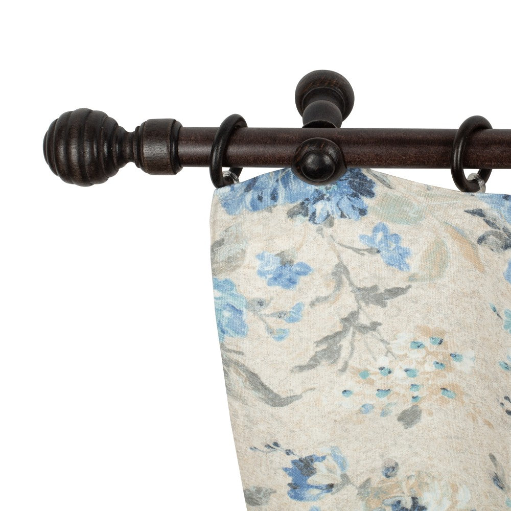 Galerie simpla lemn masiv Regal, consola clasica, nuanta wenge, 220 cm - KIT COMPLET