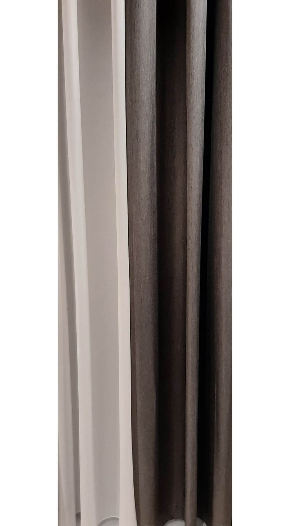 Draperie Linda 904, gri, tafta satinată, față dublă