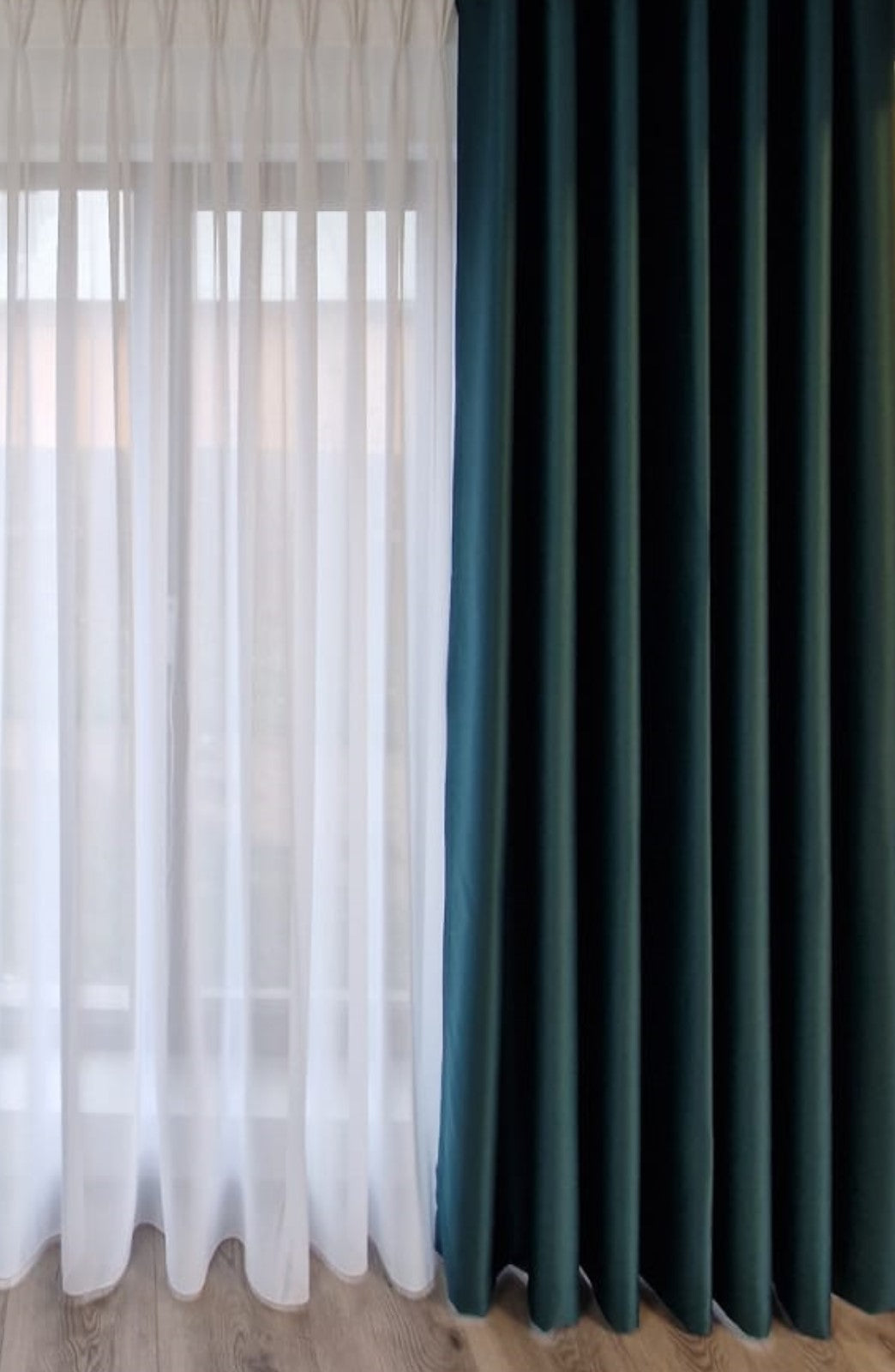 Petra 112 blackout curtain, double-sided, turquoise