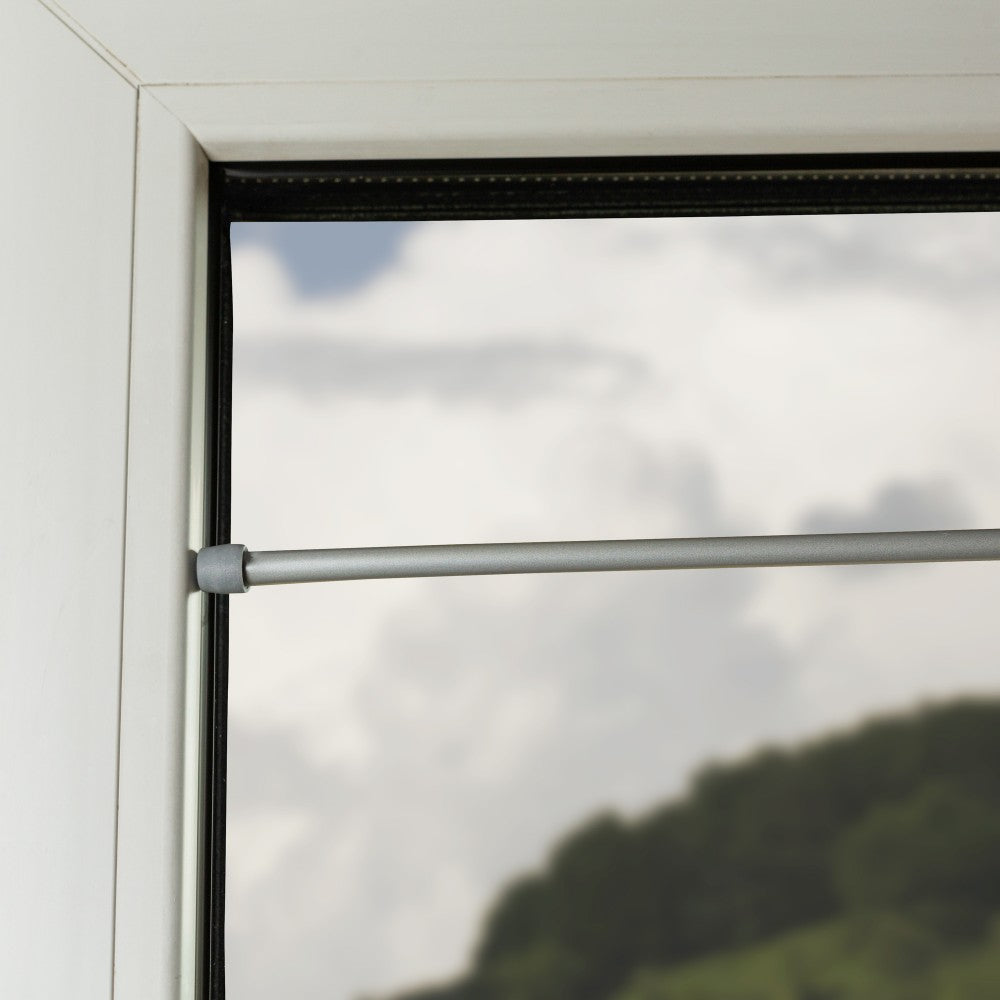 EASY curtain rod, matt chrome, extendable 40-70 cm