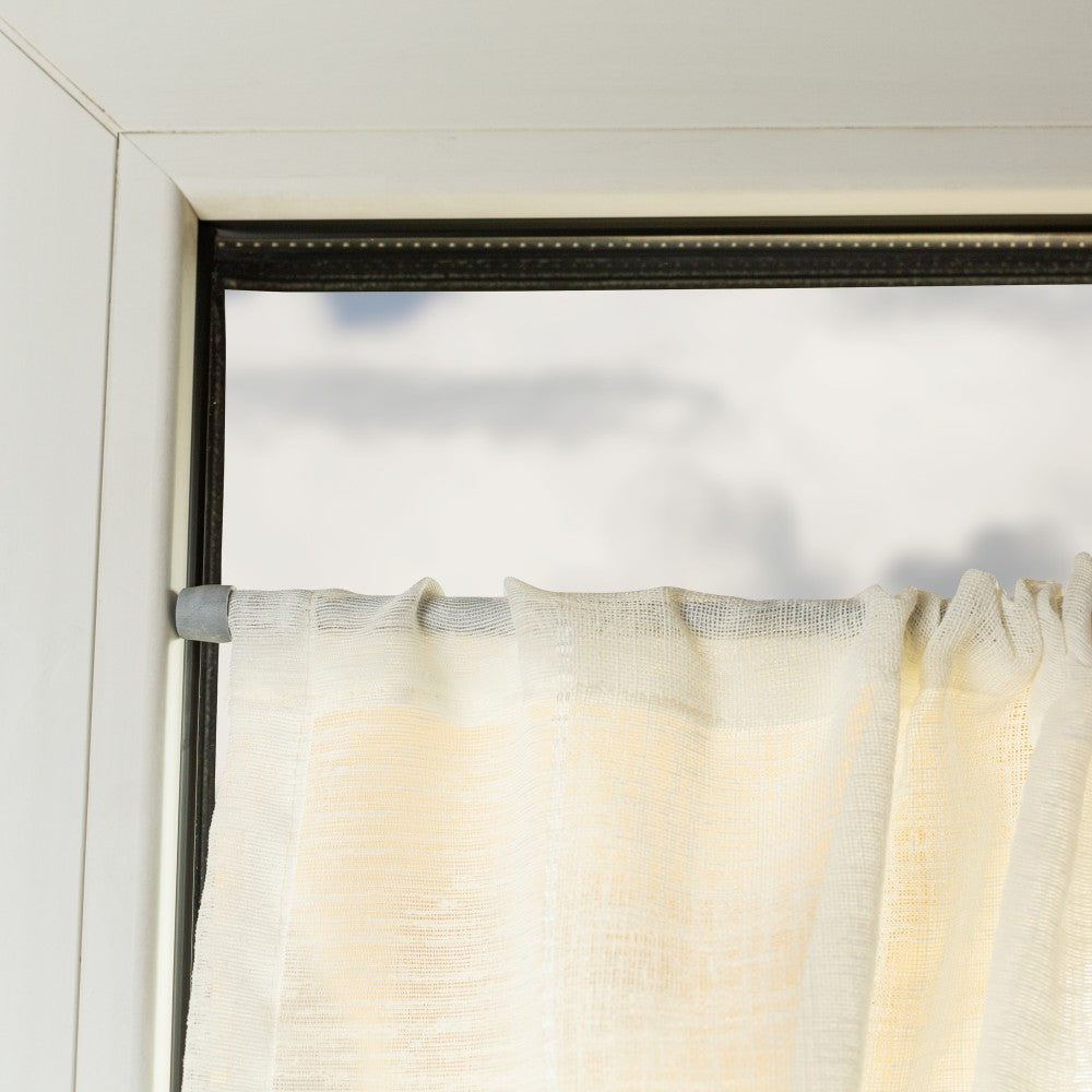 EASY curtain rod, matt chrome, extendable 40-70 cm