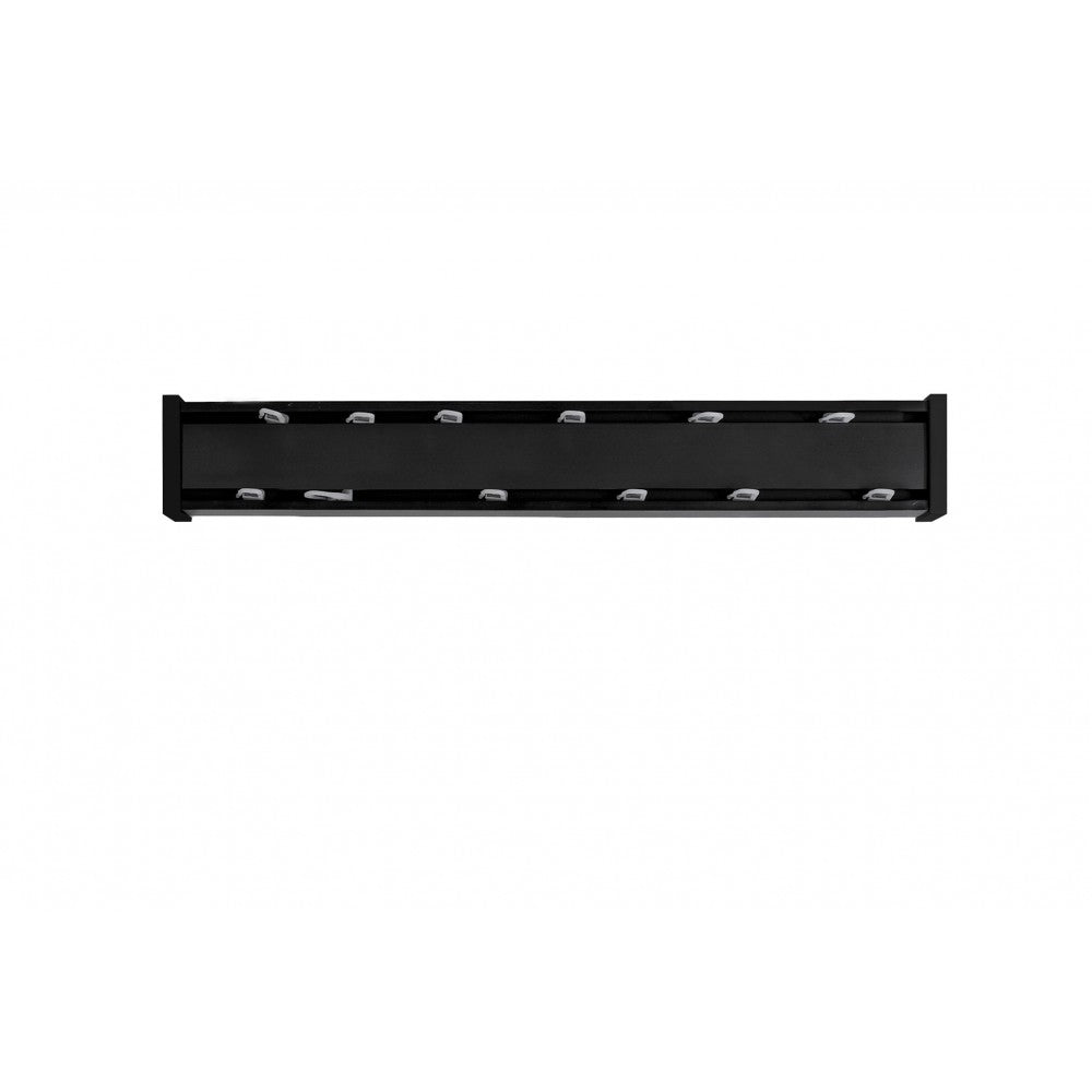 Aluminium track set PL matt black 400 cm (black accessories) - without brackets