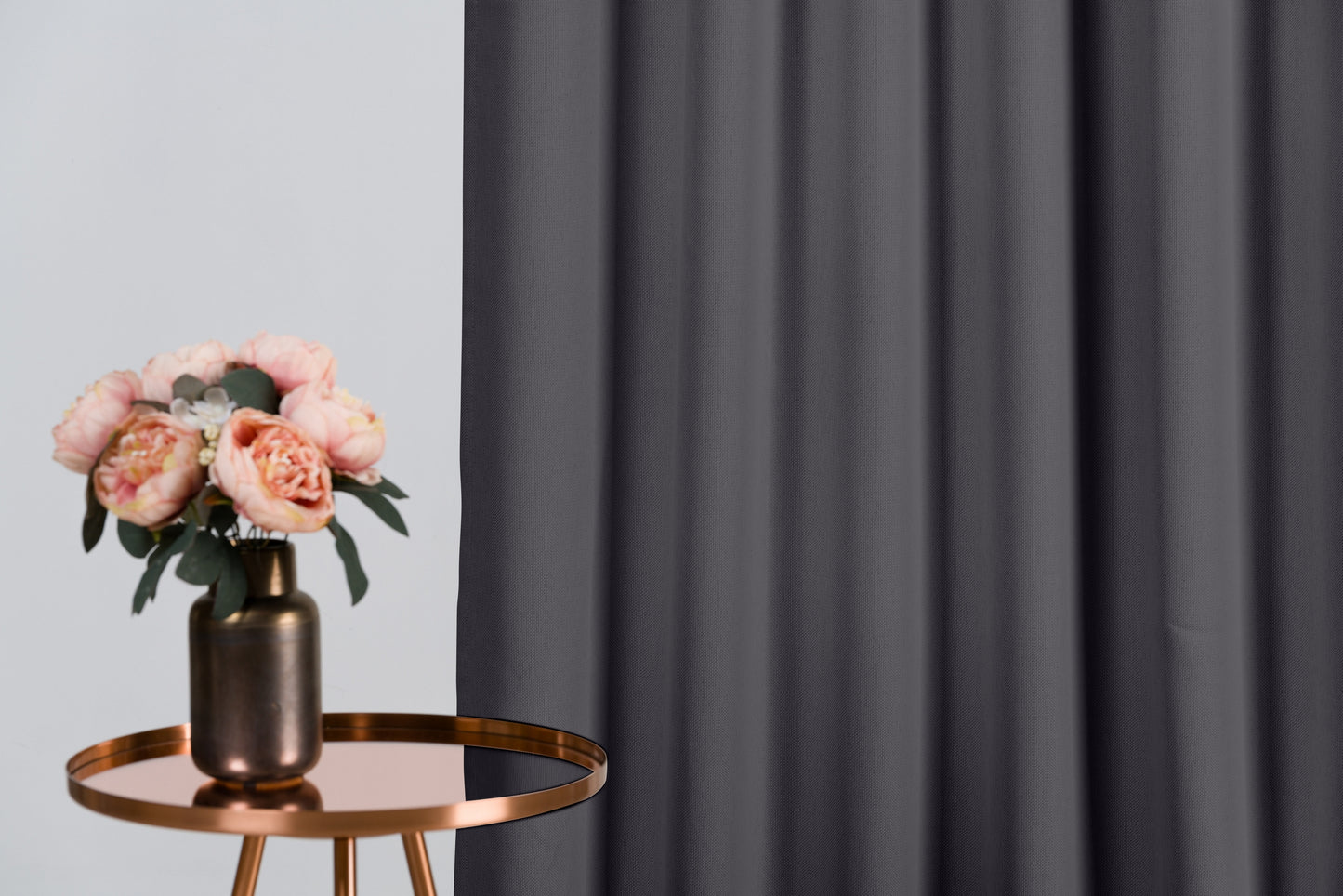 Tyler 11A blackout curtain, 2-sided, dark gray