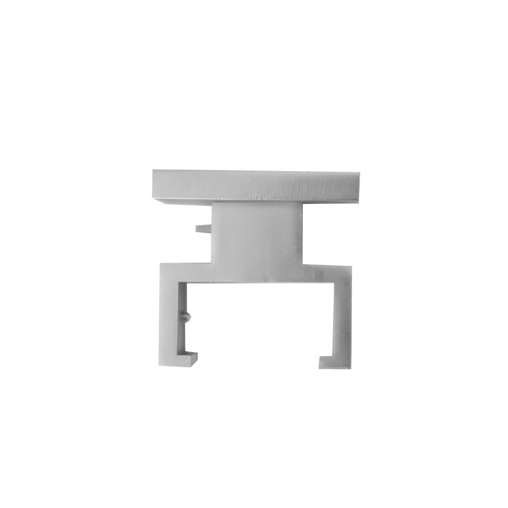 Set sina aluminiu PL negru mat 400 cm (accesorii crom) - prindere tavan