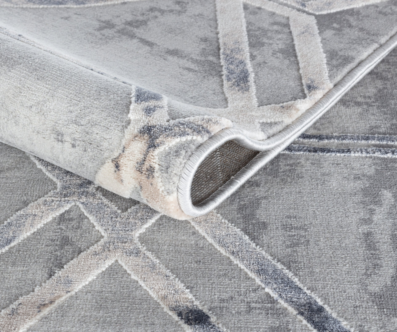 Carpet ALLURE Geometric Beige Grey