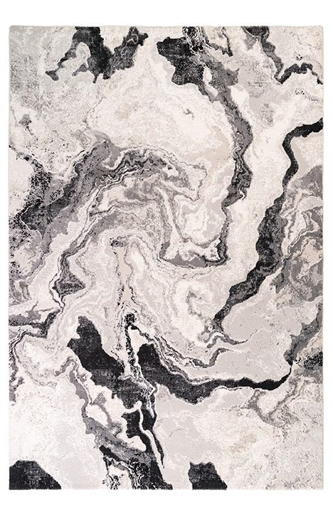 Carpet BOMBAI Abstract Print Taupe/Grey