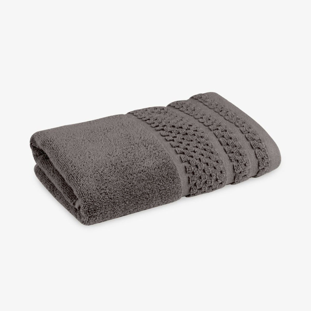 Prosop de baie BAMBOO gri-maroniu 50/80 cm 50% bambus 50% bumbac