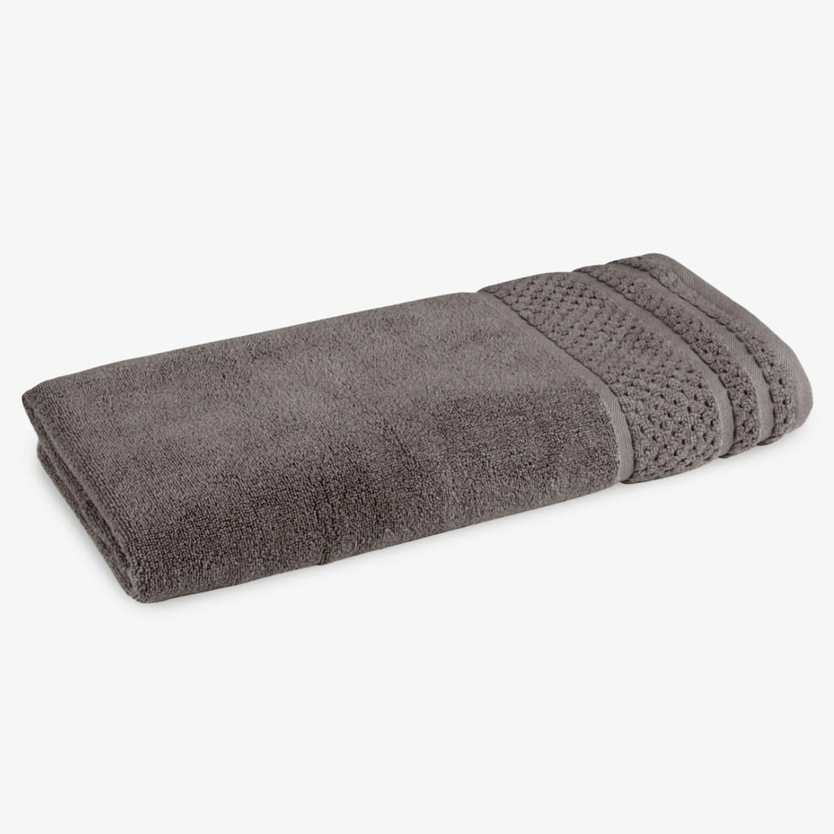 Prosop de baie BAMBOO gri-maroniu 70/140 cm 50% bambus 50% bumbac