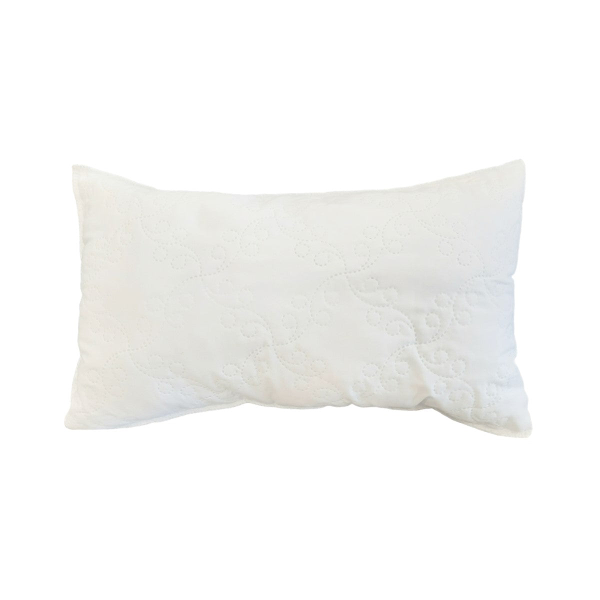 Burduf pentru pernă decorativă, 30 x 50 cm, alb