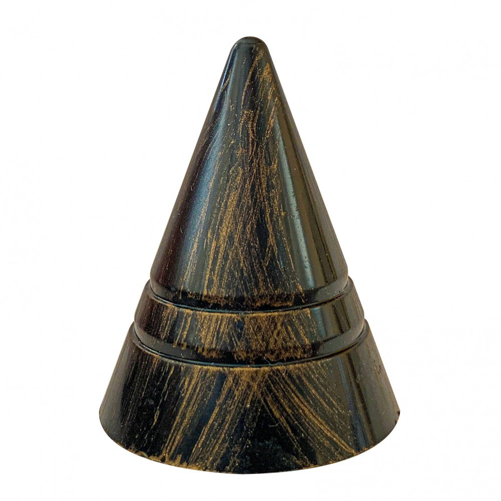 Galerie metal Como, nuanta negru auriu, 120 cm - KIT COMPLET