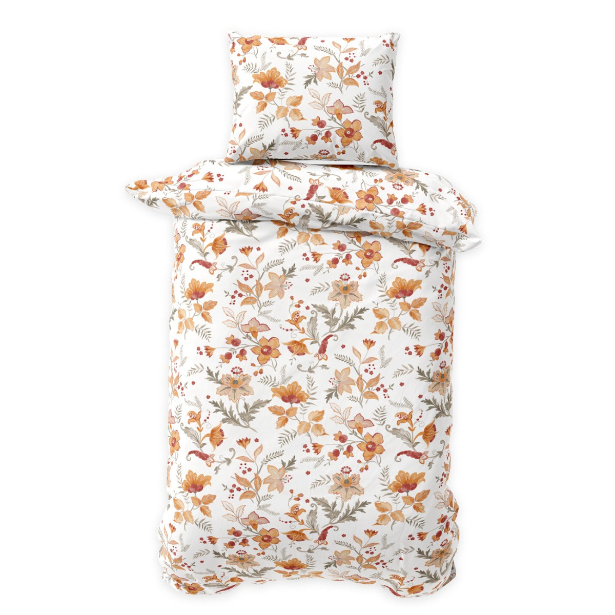 Lenjerie de pat fara cearsaf de pat CHARM 100% bumbac ranforce 2 piese