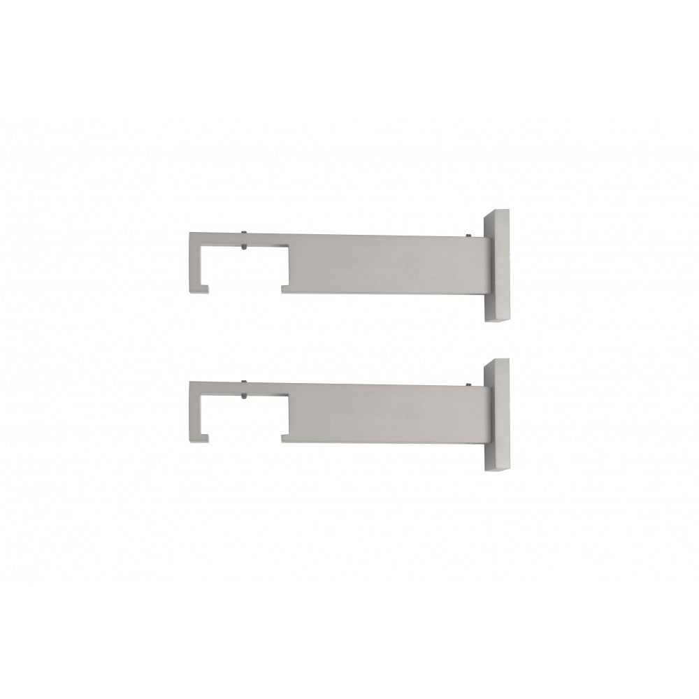 Set of aluminum track PL matt black 150 cm (chrome accessories) - wall mounting
