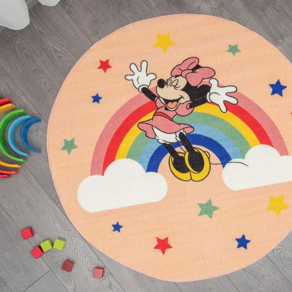 Minnie T02 rug, round, 120 cm, Disney Collection