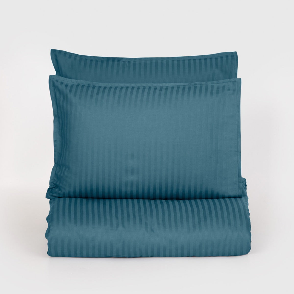 Lenjerie de pat cu dungi fara cearsaf de pat SEVILLA LUX ALBASTRU 3 piese