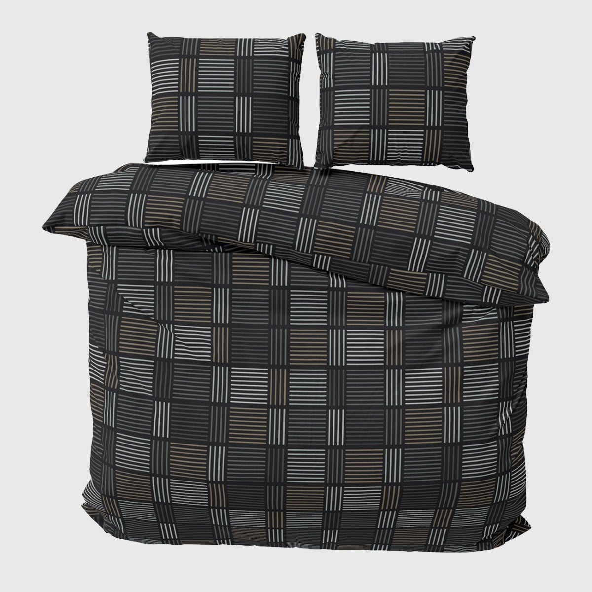 Lenjerie de pat ALEXANDER fara cearsaf de pat 3 piese 100% viscoza, Colectia Camelot