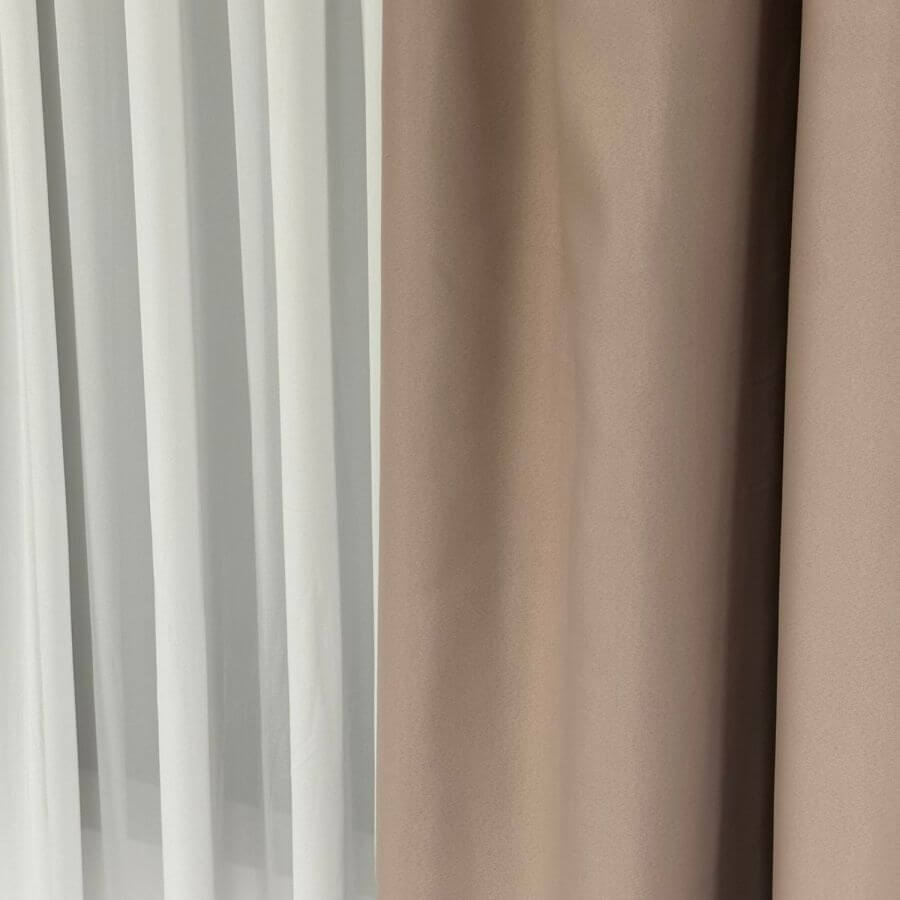 Draperie Dimout 28, uni, pudră
