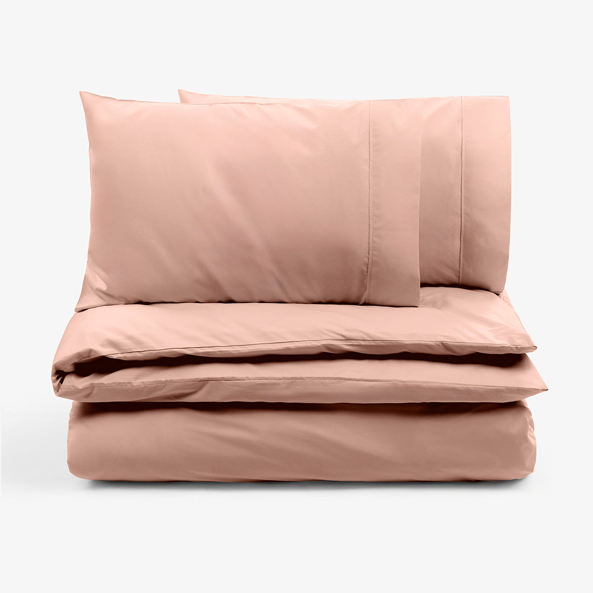 Lenjerie de pat fara cearsaf de pat PIERSICA PERCALE 3 piese