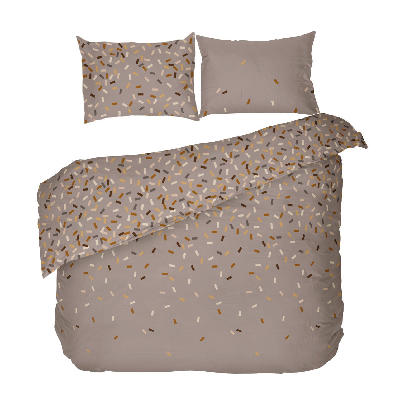 Lenjerie de pat AMBER fara cearsaf de pat 100% bumbac ranforce 3 piese